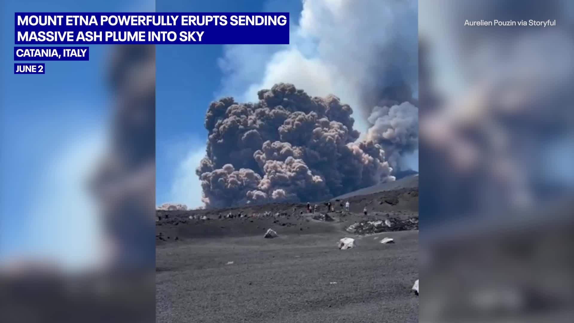 Mount Etna Eruption Grounds Hundreds of Flights at Catania Airport